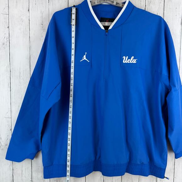 Jordan Blue UCLA Bruins Coach Half-Zip 1/2 Zip Jacket Pullover Size XXL 2XL - Picture 16 of 16